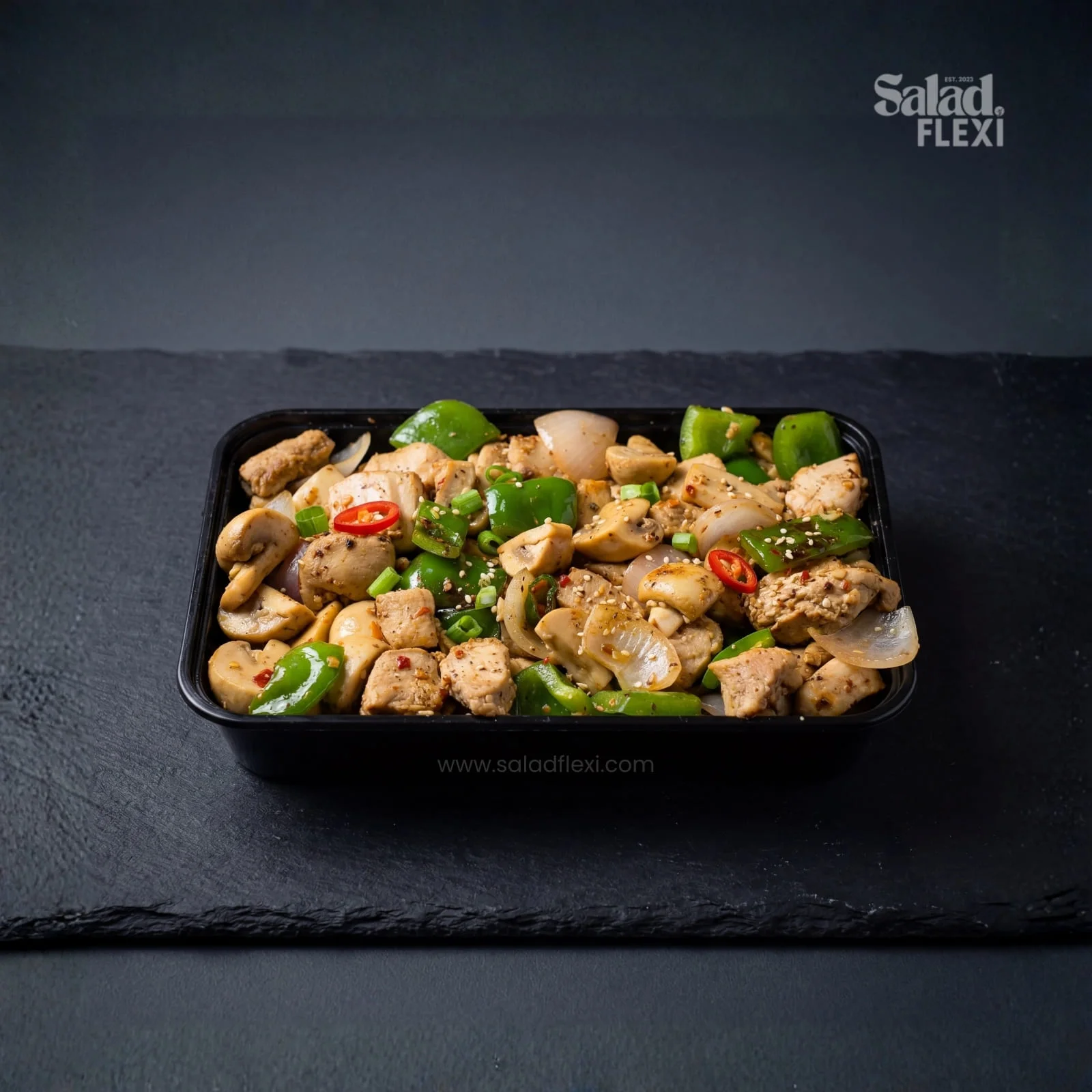 Sauteed Mushroom Chicken Salad